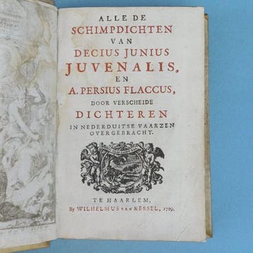 Juvenalis, Decius Junius; Aulus Persius Flaccus - Alle de, Antiek en Kunst