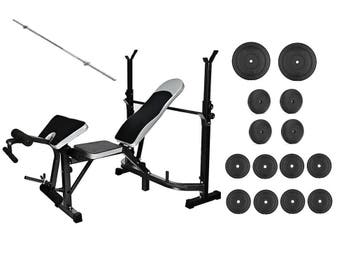 Fitness Set Halterbank | Premium | OP=OP, Ophalen of Verzenden, Krachtstation