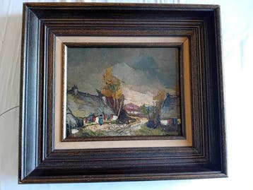 P. Vosman (1926) - Dorp in de Kempen, Antiek en Kunst