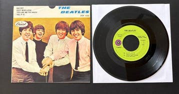 Beatles - Set of 4 VERY RARE Mexican EPs – 1970s Lime Green, Nieuw in verpakking