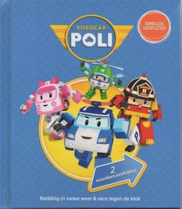 Robocar Poli - 2 Voorleesverhalen - Voorleesboek met harde, Verzenden