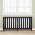 vidaXL Radiator Cover Zwart Eiken 175 x 20 x 82 cm Bewerkt, Bricolage & Construction, Chauffage & Radiateurs, Verzenden