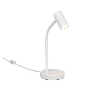 Trio TARYN tafellamp | GU10 Fitting | wit mat | 18 x 12 cm |, Verzenden, Nieuw