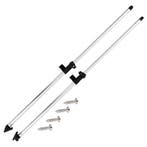 vidaXL Biminitop steunpalen 2 st aluminium, Verzenden, Nieuw