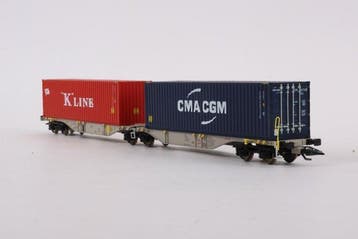 B-Models H0 - Wagon de marchandises pour trains miniatures