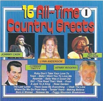 Various - 16 All-Time Country Greats, Verzenden