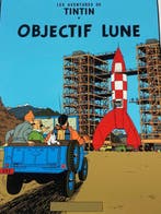 Hergé - Sérigraphie Tintin Objectif Lune, Livres