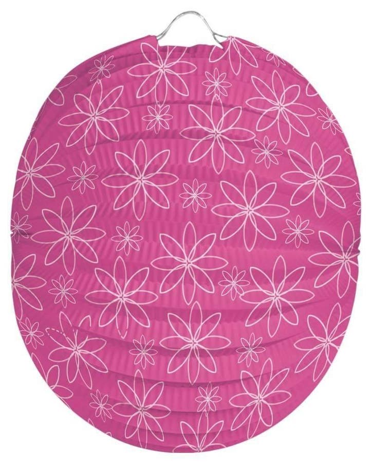 Bloemen Lampion Roze 22cm, Hobby & Loisirs créatifs, Articles de fête, Envoi