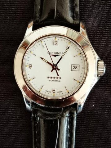 Longines - Admiral - Zonder minimumprijs - Dames - 2000-2010, Handtassen en Accessoires, Horloges | Antiek