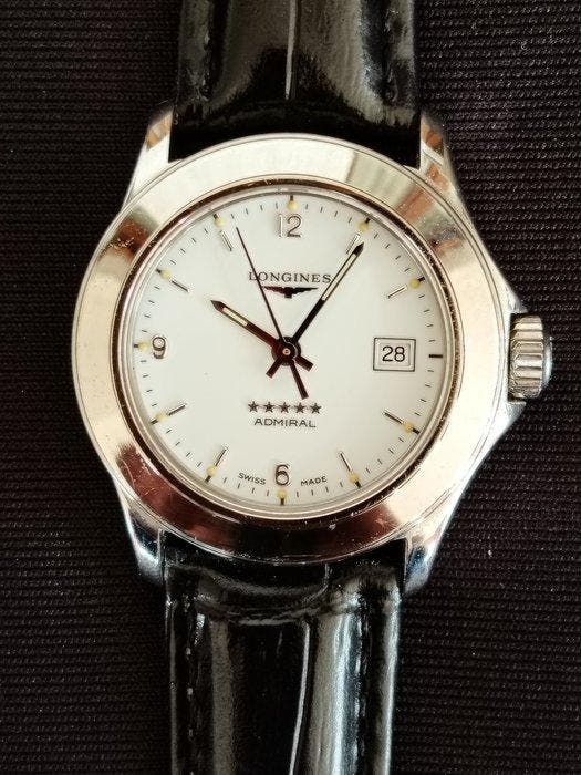 Longines - Admiral - Zonder minimumprijs - Dames - 2000-2010, Handtassen en Accessoires, Horloges | Antiek