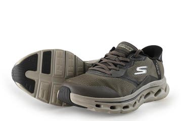 Skechers Sneakers in maat 44 Bruin, Kleding | Heren, Schoenen, Bruin, Verzenden, Zo goed als nieuw, Skechers