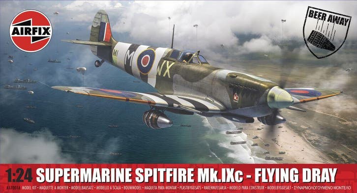 Airfix A17001A Supermarine Spitfire Mk.IXc - Flying Dray, Hobby & Loisirs créatifs, Modélisme | Avions & Hélicoptères, Envoi