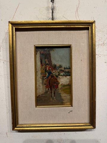 Scuola europea (XIX-XX) - Il Matador a Cavallo