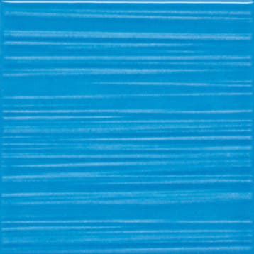 Wandtegel Handvorm Geo Twist Decor Blauw Glans 10x10, Nieuw, Minder dan 20 cm, 10 m² of meer, Wandtegels
