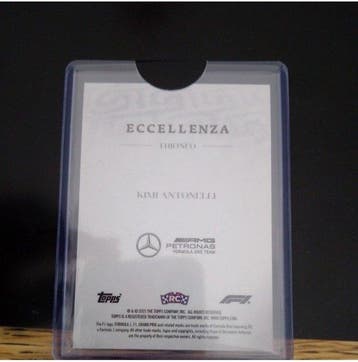 2025 Topps KImi ANTONELLI Card - Excellent (EX), Nieuw