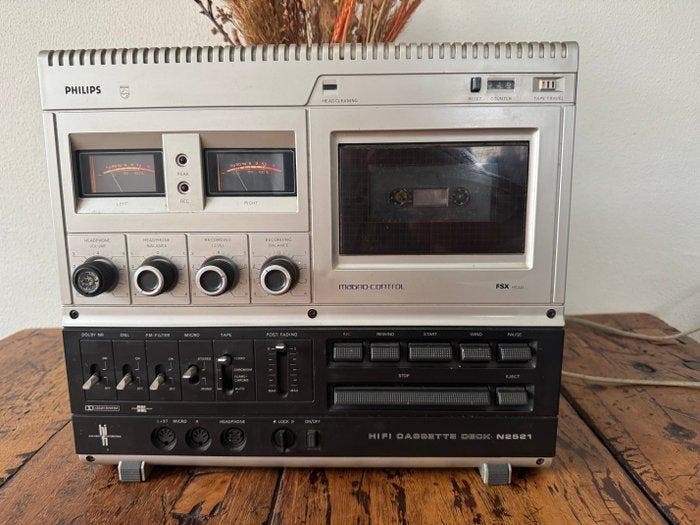 Philips - N2521 Audiocassette deck, TV, Hi-fi & Vidéo, Radios