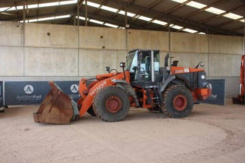 Veiling: Wiellader Hitachi ZW310 Diesel 220kW 2012, Ophalen
