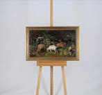 Willem Hendrik van der Nat (1864–1929) - Eikels voeren, Antiek en Kunst
