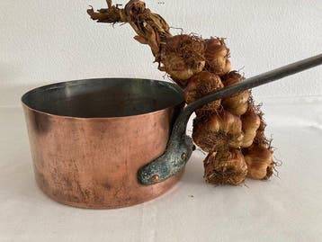 Pan - Koper - Steelpan xxl - 29 cm, Antiek en Kunst