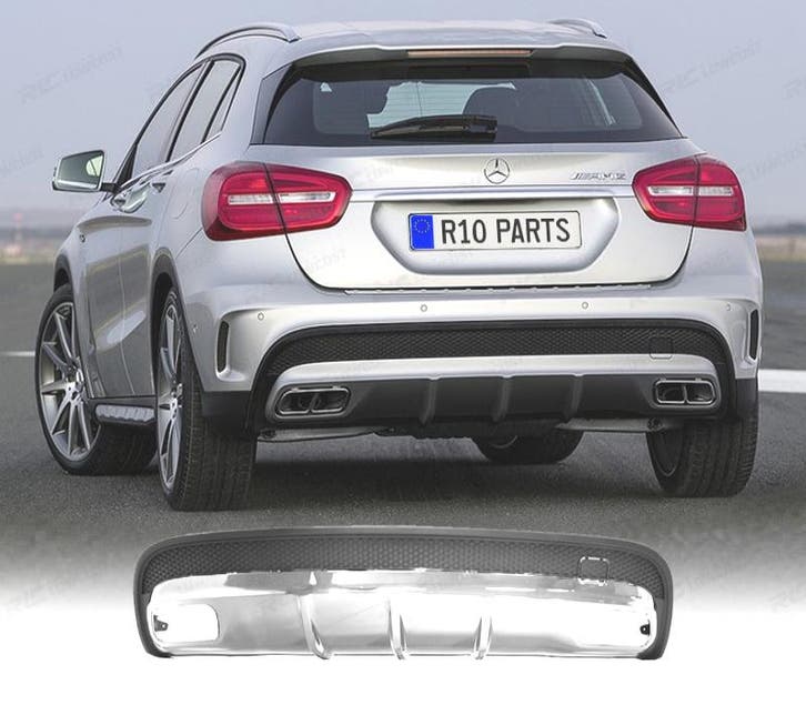 DIFFUSEUR MERCEDES X156 AMG 13-19 LOOK AMG GLA45 CHROMÉ, Auto-onderdelen, Carrosserie, Verzenden