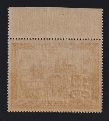 Réunion 1951 - Luchtpostzegel, nr. 51, overschreven met, Gestempeld