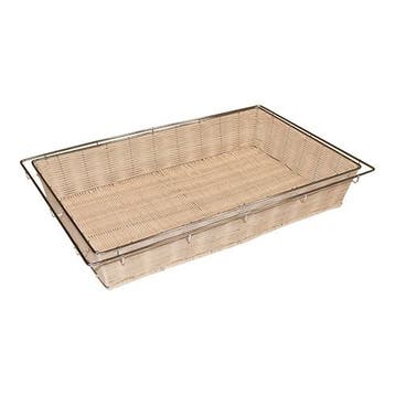 Broodmand | Polyrattan | Verchroomd | GN 1/1 |, Zakelijke goederen, Verzenden, Nieuw in verpakking