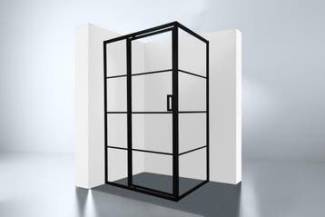 Douchecabine Zeplin-1200 met nisdeur 1200x900x2100x8mm, Huis en Inrichting, Ophalen of Verzenden, Nieuw