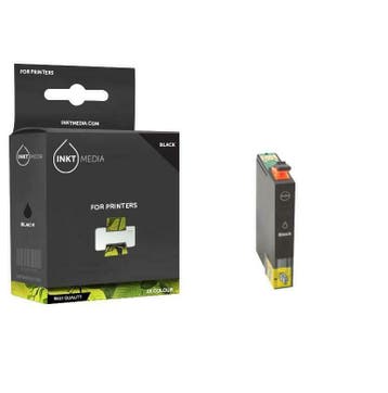 Epson T0611 inktcartridge Zwart (inktmedia huismerk), Computers en Software, Verzenden, Nieuw
