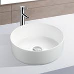 Waskom BWS Opbouw Keramiek Rond 36x36x12 cm Wit, Doe-het-zelf en Bouw, Ophalen of Verzenden, Nieuw, Overige typen