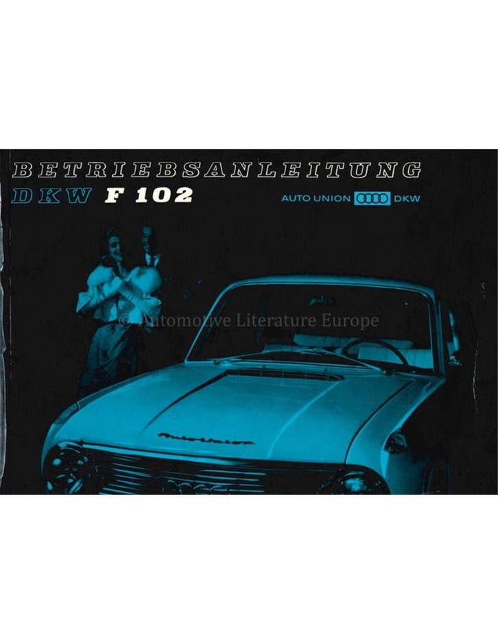 1963 AUTO UNION DKW F102 INSTRUCTIEBOEKJE DUITS, Autos : Divers, Modes d'emploi & Notices d'utilisation, Enlèvement ou Envoi
