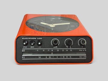 Wekkeradio - Europhon Space Age Plastic - 1960-1970 - H20, Antiek en Kunst