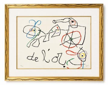 Joan Miro (1893-1983) - Ubu aux Baléares PL.13
