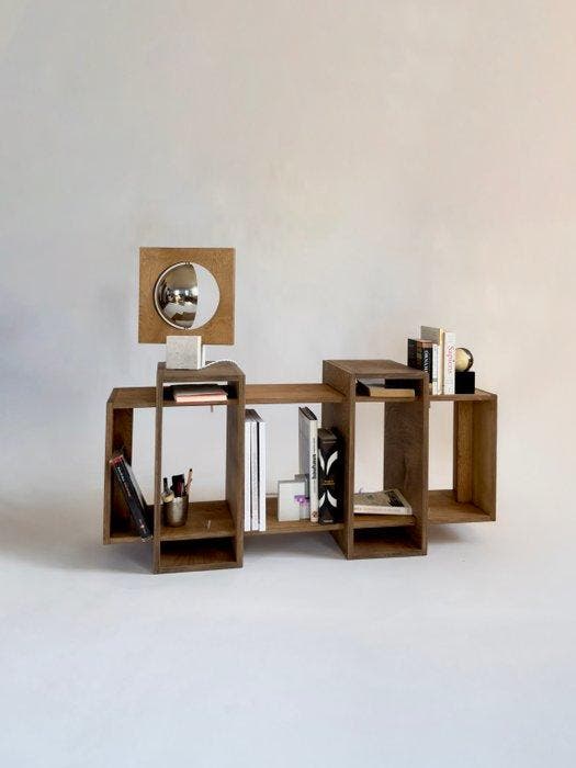 Edoardo Lietti Studio - Console - Solido - Naturel - Bois, Antiquités & Art, Art | Objets design