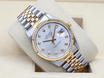 Rolex Datejust Ref. 16233 Year 1996 (Box & Papers), Handtassen en Accessoires, Horloges | Heren, Rolex, Polshorloge, Ophalen of Verzenden