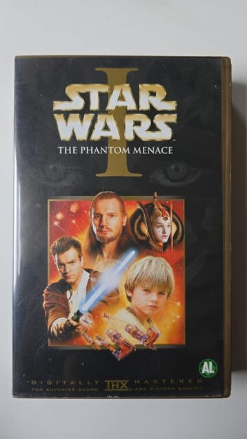 STAR WARS EPISODE 1 THE PHANTOM MENACE (VHS)