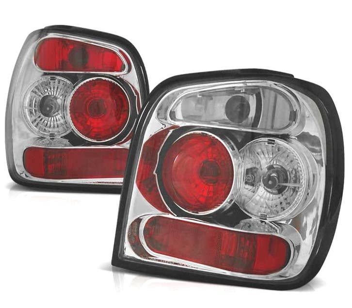 Feux Arrière Pour Volkswagen Vw Polo 6N2 99-01 Chromé, Autos : Pièces & Accessoires, Éclairage, Envoi
