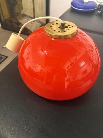 Globe tafellamp - Opaline - Gemaakt van opaline, Antiek en Kunst