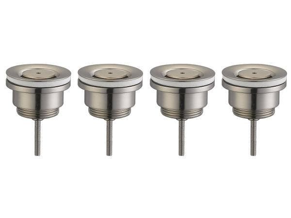 Veiling - 4x Beaux wastafelplug 1 1/4 Lilas geborsteld nikk, Bricolage & Construction, Sanitaire