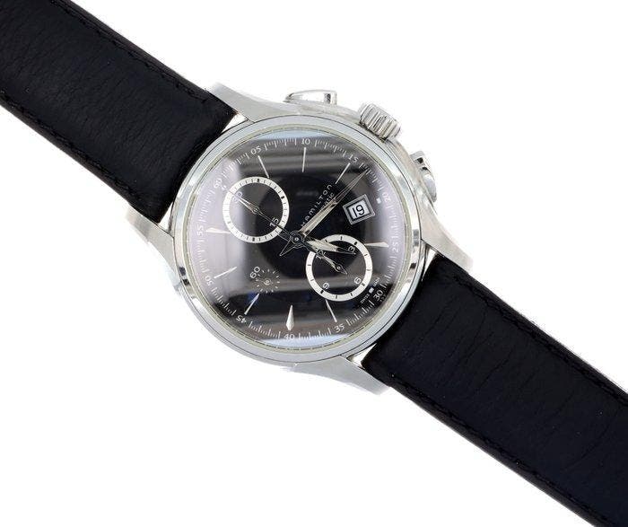 Hamilton - Jazzmaster Auto Chrono - Zonder minimumprijs -, Bijoux, Sacs & Beauté, Montres | Hommes