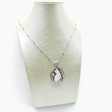 Zilver - Ketting met hanger - Italiaans ambacht