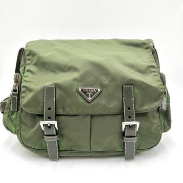 Prada - Side Pocket Triangle Logo Plate Tessuto Nylon - Sac, Handtassen en Accessoires, Tassen | Damestassen, Nieuw