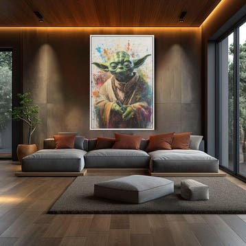 Dine Chanima (XX-XXI) - (XXL) Giant Graffiti Jedi Icon