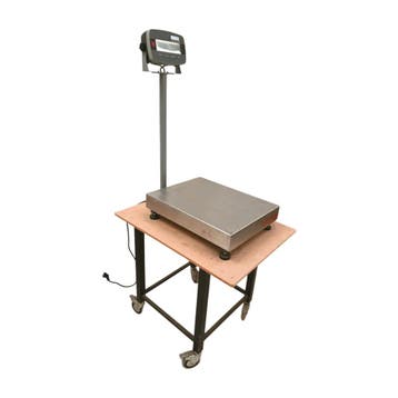 Bankweegschaal Ohaus Defender 3000 60 kg LCD industrieel, Ophalen of Verzenden