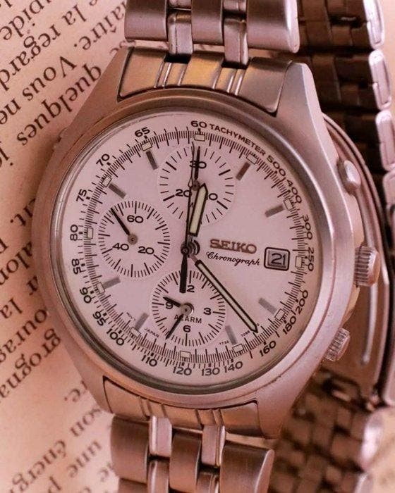 Seiko - Seiko Chronograph Quartz - Sans prix de réserve -, Bijoux, Sacs & Beauté, Montres | Anciennes | Antiquités