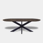 Tafel Plat Ovaal Eikenhout  Matrix  300x100, Huis en Inrichting, Tafels | Eettafels, Nieuw