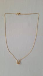 Zonder minimumprijs - Ketting met hanger - 18 karaat Geel