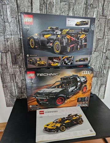 Lego Set - Technic - 42160 Audi RS Q e-tron, 42151 Bugatti, Kinderen en Baby's, Nieuw