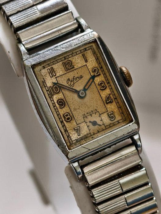 Bifora - tank artdeco - Sans prix de réserve - Homme -, Handtassen en Accessoires, Horloges | Heren