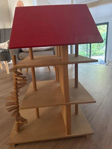 lexi italy - Poppenhuis Maison poupée avec 78 Meubles et