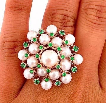 Sans prix de réserve - Bague - 9 carats Or rose, Argent